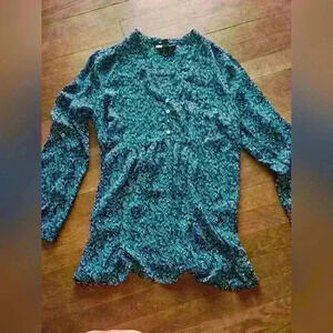 A Pea in the Pod Women's Long Sleeved Floral Maternity Blouse